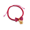 Shangjie OEM Christmas Gift Fashion Bracelets for Women Cute Woven Adjustable Friendship Bracelet Bow&Bell Smart Bracelet